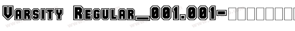 Varsity Regular_001.001字体转换